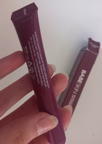 Babeskin Bordo Lip Balm - Görsel 7