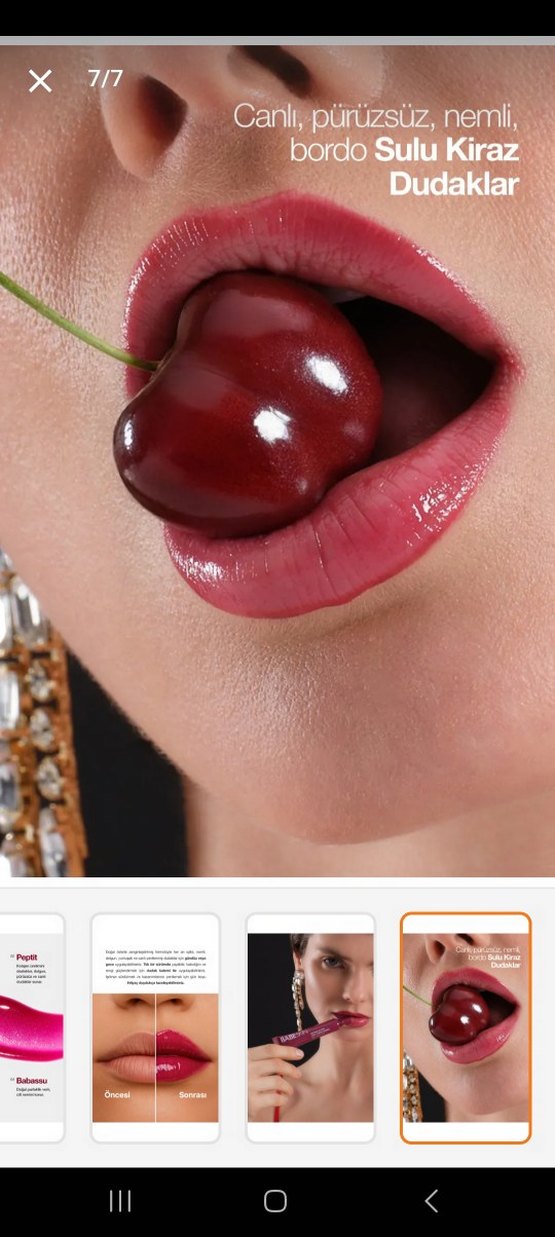 Babeskin Bordo Lip Balm - Görsel 3