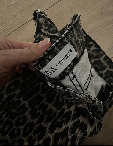 36 Beden çeşitli Renk Zara leopar jean pantolon