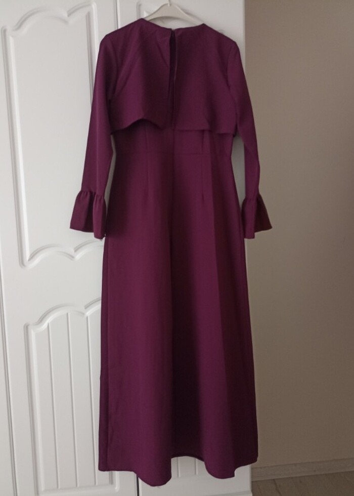 Şık uzun elbise - Görsel 4