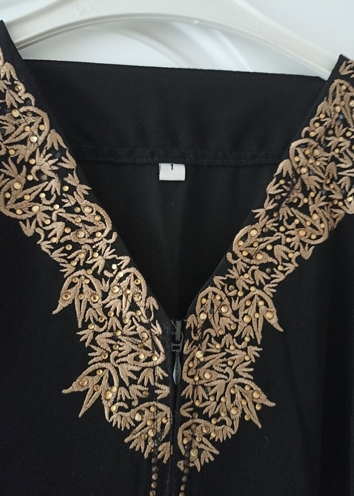 Siyah elbise ferace - Görsel 2