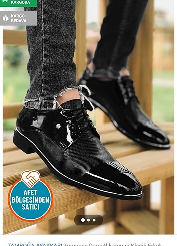42 Beden siyah Renk Damat ayakkabısi