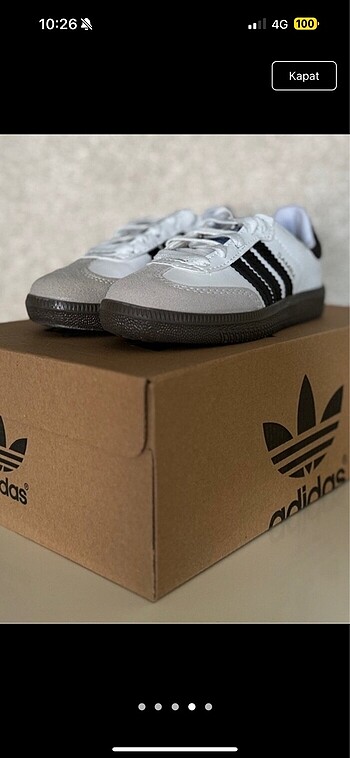 26 Beden beyaz Renk Adidas Samba A kalite
