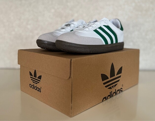 32 Beden yeşil Renk Adidas Samba A kalite