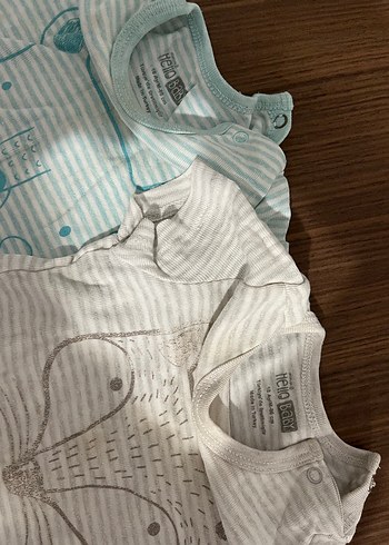 Erkek Bebek Kısa Kollu Pamuklu Body - Görsel 2