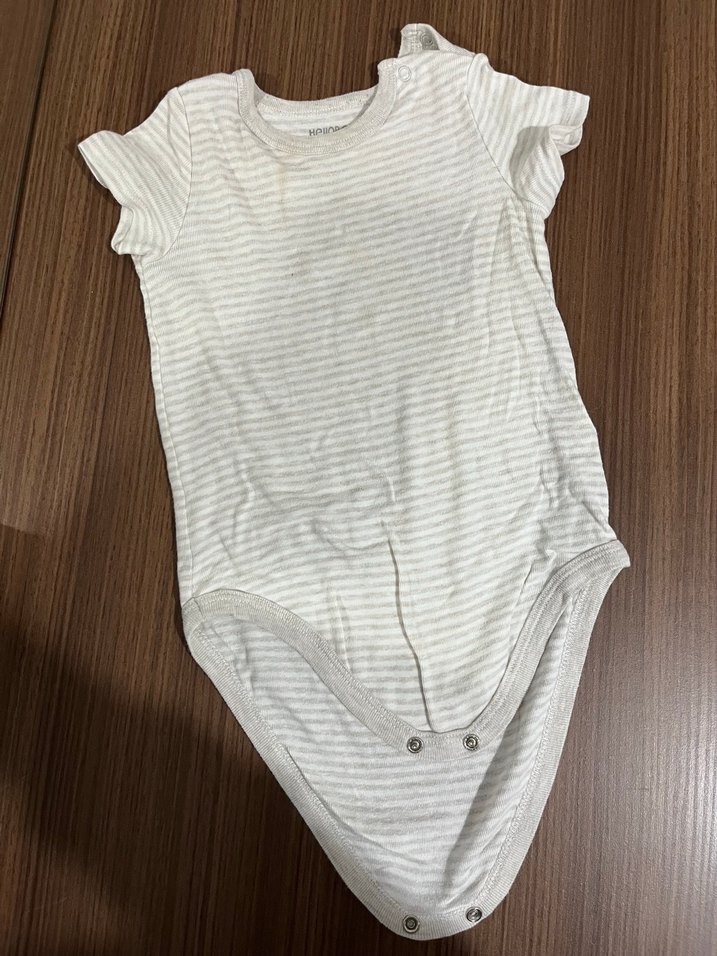 Erkek Bebek Kısa Kollu Pamuklu Body - Görsel 3