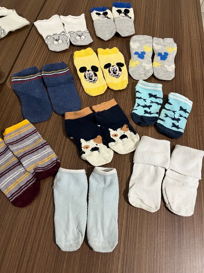 Renkli Erkek Çocuk Çorap Seti - Görsel 2