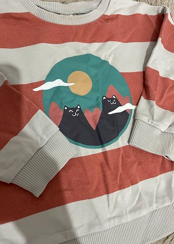 Erkek Çocuk Uzun Kollu Baskılı Sweatshirt - Görsel 2