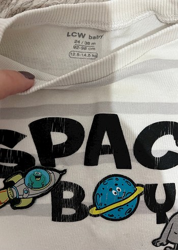 Gri Çizgili Uzun Kollu Erkek Çocuk Sweatshirt - Görsel 3