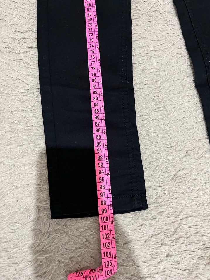 Fermuarlı Siyah Kadın Pantolon - Görsel 4