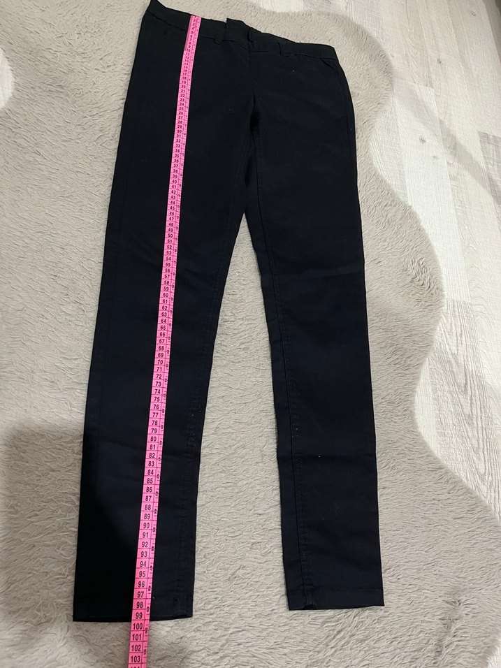 Fermuarlı Siyah Kadın Pantolon - Görsel 3