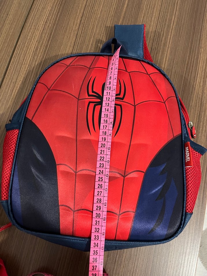 Kırmızı Örümcek Adam Çocuk Sırt Çantası - Görsel 4