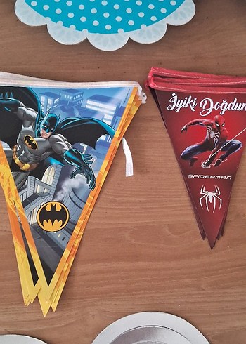 Renkli Parti Süsleri ve Bayraklar - Görsel 5