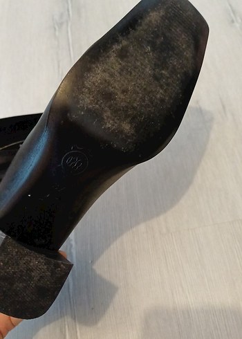 37 Beden siyah Renk Tokalı Siyah Topuklu Kadın Ayakkabı