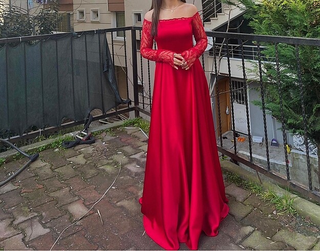 Abiye Kırmızı abiye