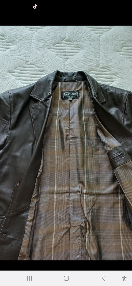 Düğmeli Kahverengi Erkek Ceket - Görsel 2