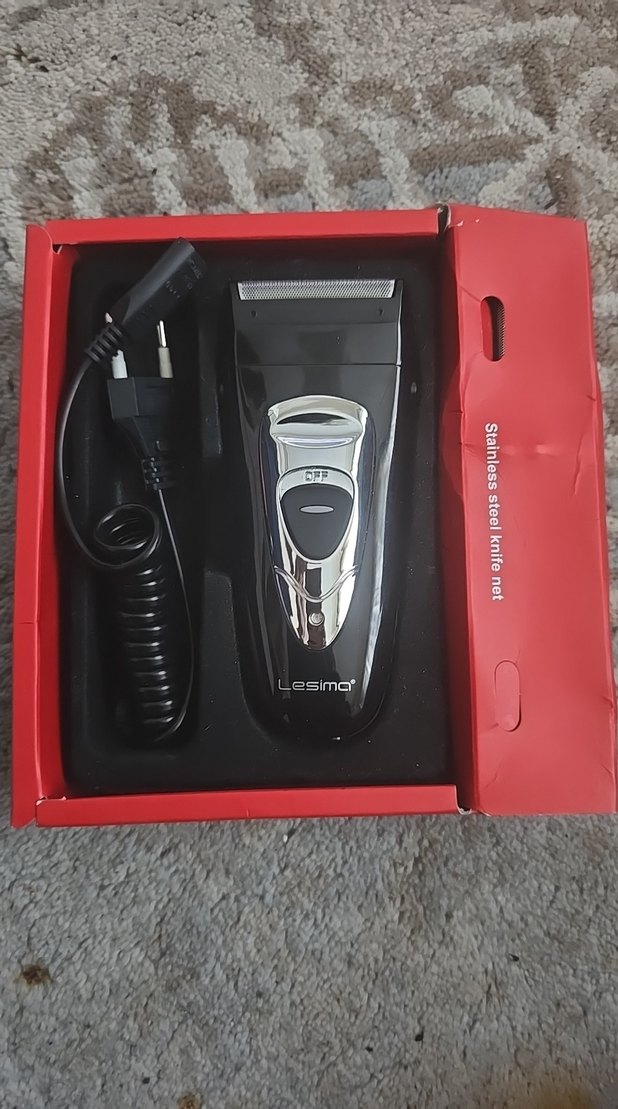 Lesima Gri Şarjlı Tıraş Makinesi - Görsel 3