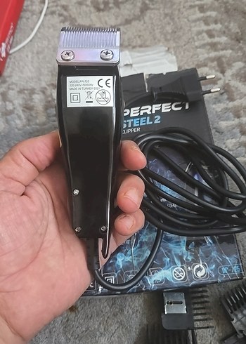 PRINCO Blue Perfect Karbon Çelik Profesyonel Saç Kesme Makinesi - Görsel 5