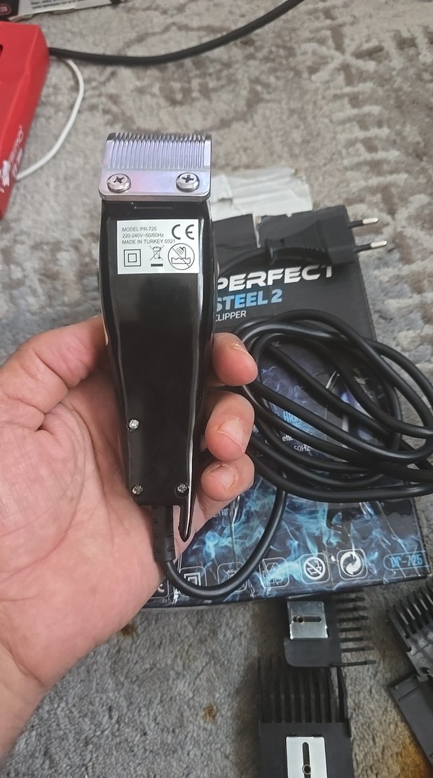 PRINCO Blue Perfect Karbon Çelik Profesyonel Saç Kesme Makinesi - Görsel 5