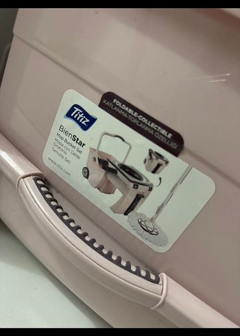 Pazariz Vileda Katlanır Dönerli Mop Seti - Görsel 5