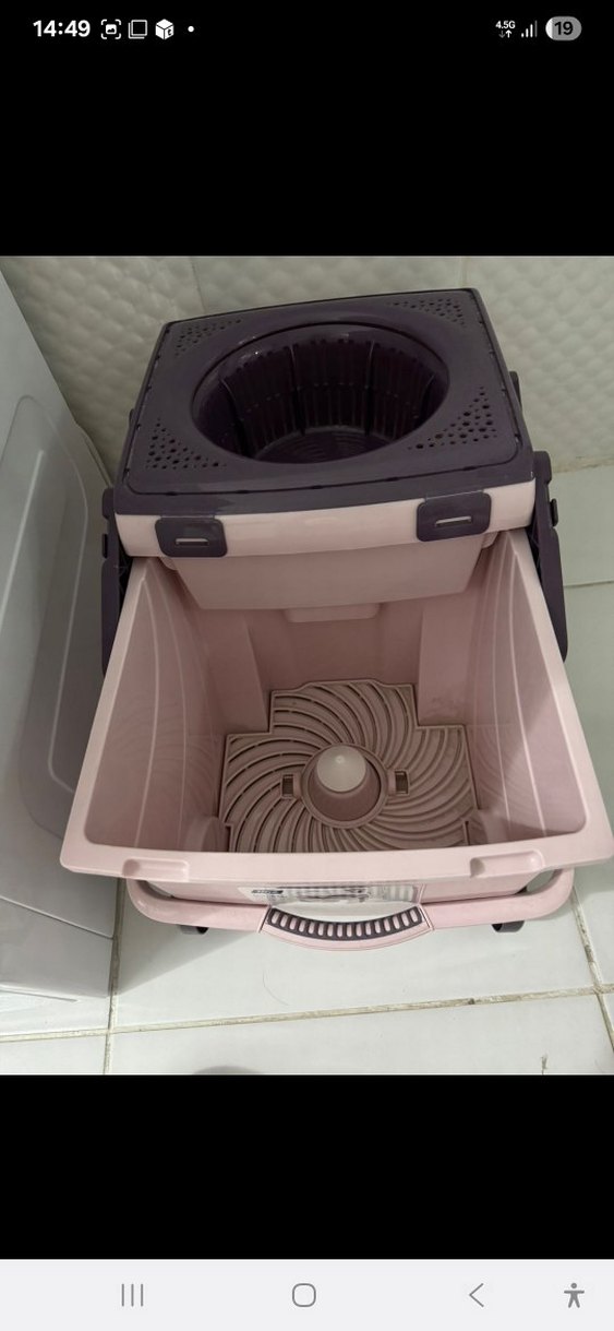 Pazariz Vileda Katlanır Dönerli Mop Seti - Görsel 2