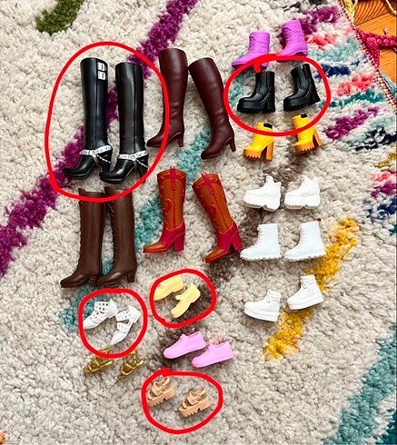 Barbie ayakkabılar