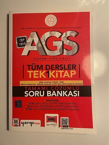 Ags tüm dersler tek kitap soru bankası