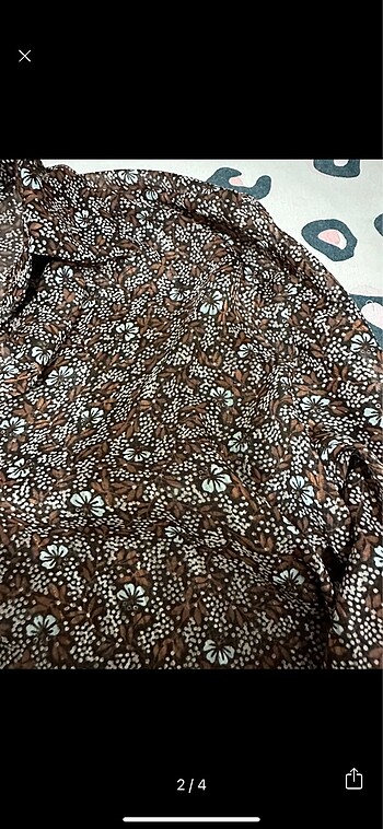 Şifon gömlek - Görsel 3