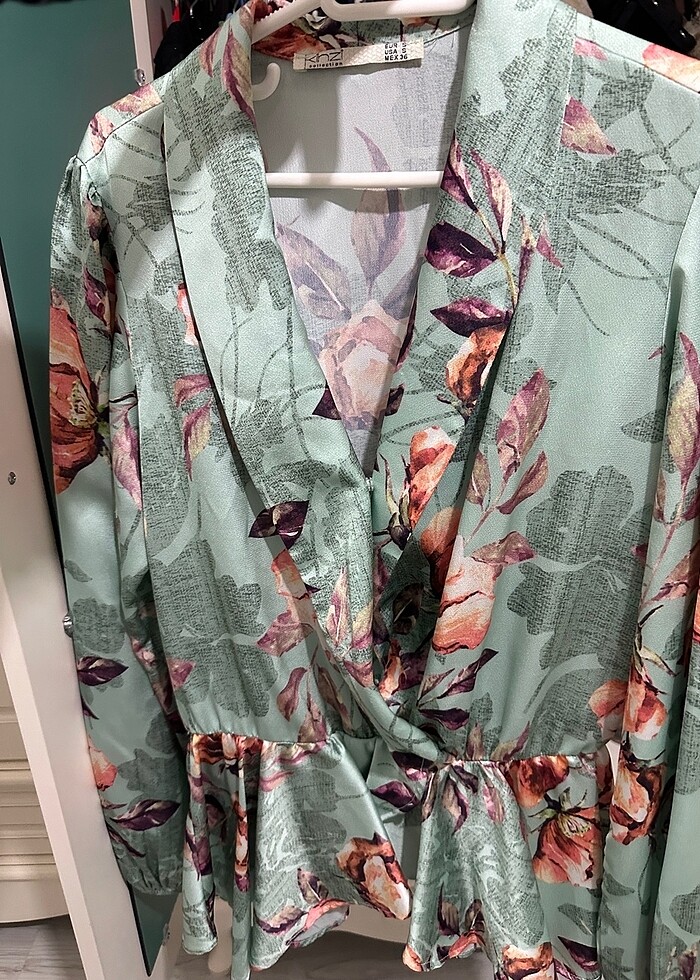 Saten şık gömlek - Görsel 2