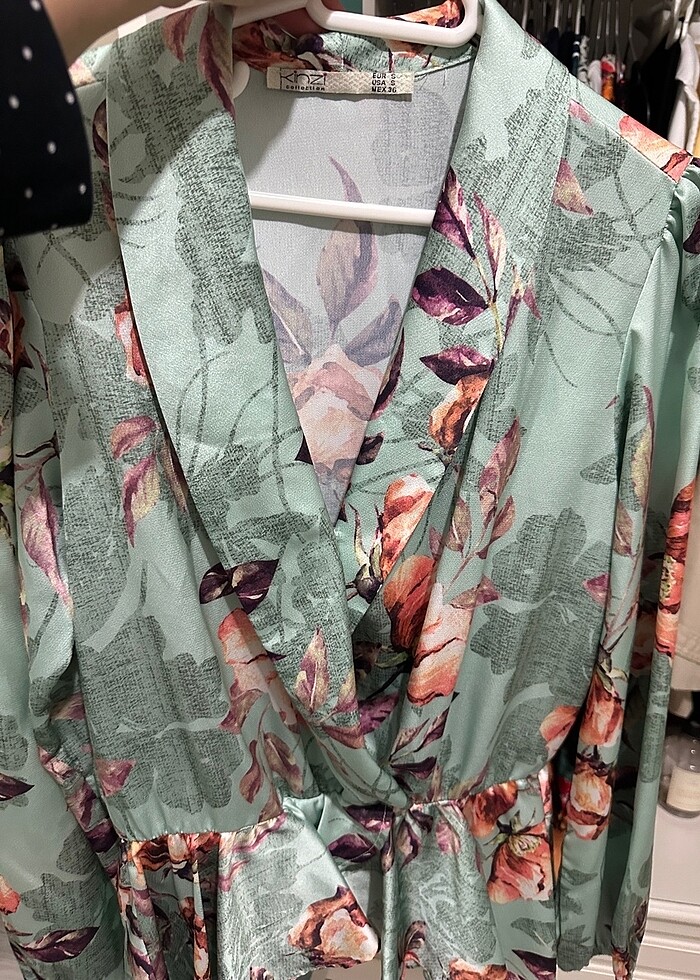 Saten şık gömlek - Görsel 4