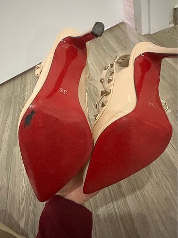 Şık topuklu ayakkabı valentinp - Görsel 6