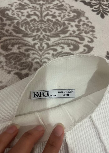 Beyaz Balıkçı Yaka Uzun Kollu Kadın Kazak - Görsel 4