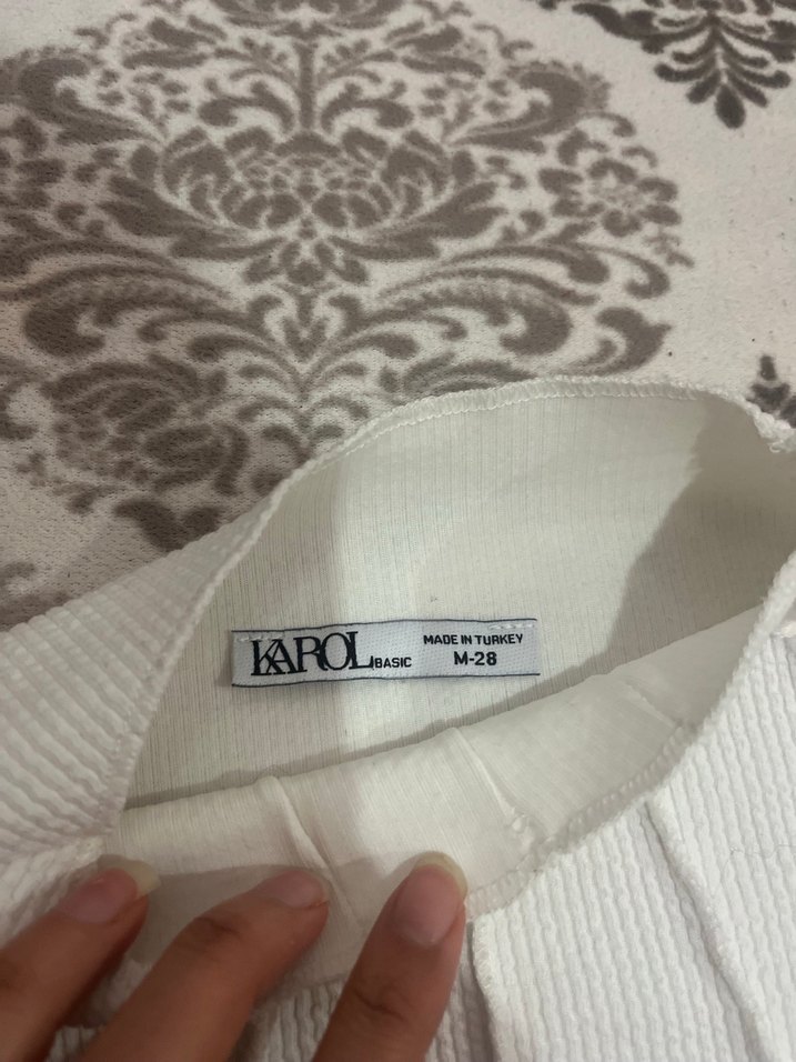 Beyaz Balıkçı Yaka Uzun Kollu Kadın Kazak - Görsel 4