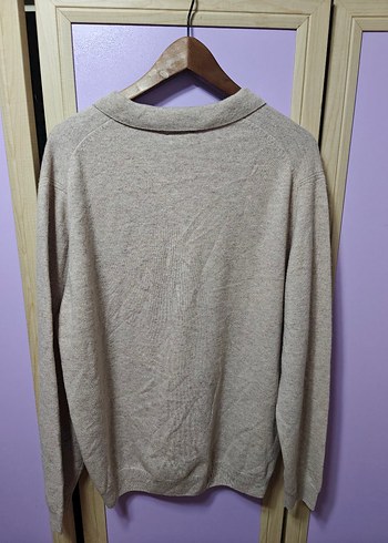 xl Beden ten rengi Renk Massimo DUTTI Sıfır Yün / Kaşmir Kazak XL