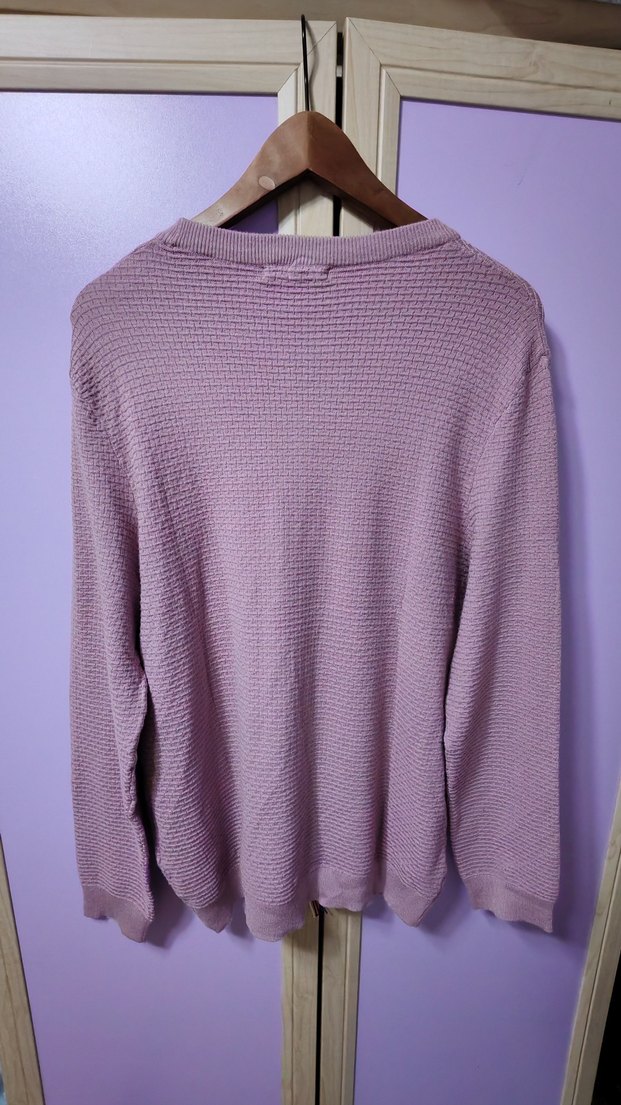 Bershka Lila Bisiklet Yaka Sweatshirt L — görsel 3/3
