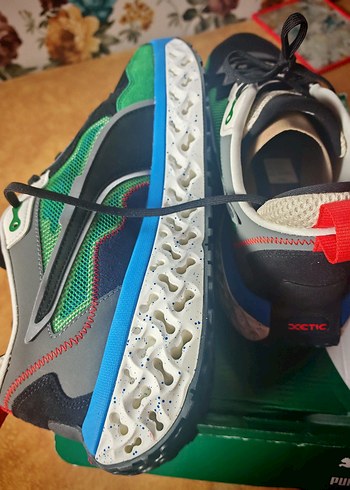 Puma Çok Renkli Elastik Bağcıklı Erkek Spor Ayakkabı - Görsel 3