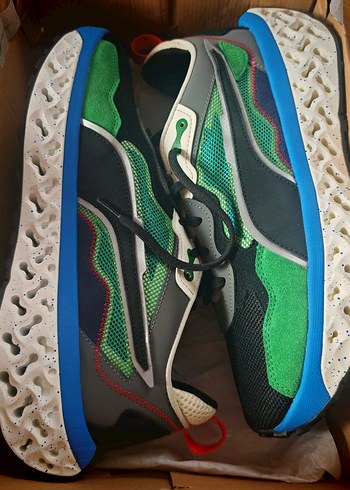 Puma Çok Renkli Elastik Bağcıklı Erkek Spor Ayakkabı - Görsel 2