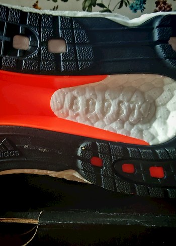 Erkek Gri Turuncu adidas Solar Boost 3M Koşu Ayakkabısı - Görsel 6