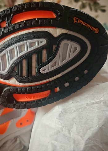 Erkek Gri Turuncu adidas Solar Boost 3M Koşu Ayakkabısı - Görsel 7