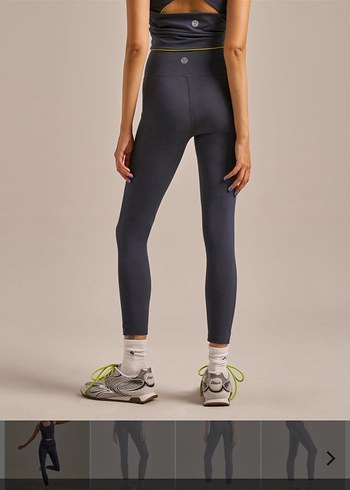 s Beden gri Renk Gri Denim Spor Tayt