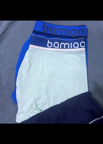 Bamigo Erkek Mavi Baskılı Boxer - Görsel 2