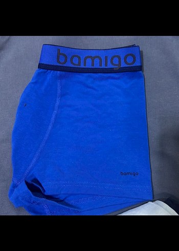 Bamigo Erkek Mavi Baskılı Boxer - Görsel 3