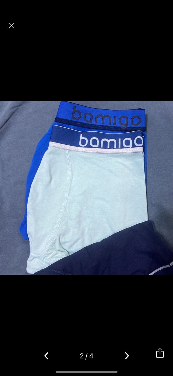 Bamigo Erkek Mavi Baskılı Boxer - Görsel 2