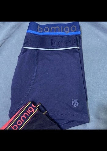 Bamigo Erkek Lacivert Baskılı Boxer - Görsel 2