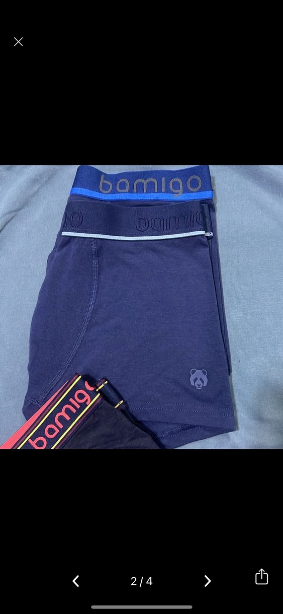 Bamigo Erkek Lacivert Baskılı Boxer - Görsel 2