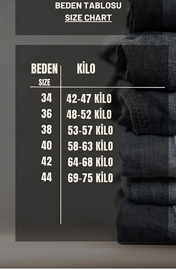 38 Beden Beyaz Kot Pantolon
