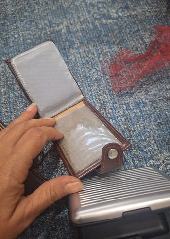 Kahverengi Erkek Cüzdan Seti - Görsel 7