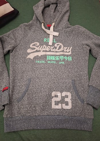 Gri Uzun Kollu Kadın Sweatshirt 13 yaş üstü