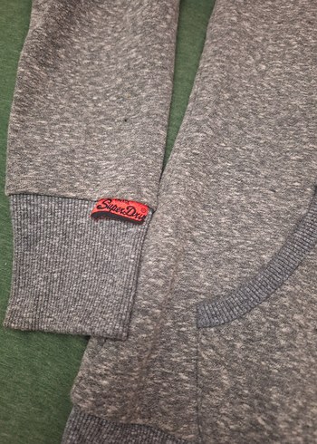 Superdry Gri Uzun Kollu Kadın Sweatshirt 13 yaş üstü