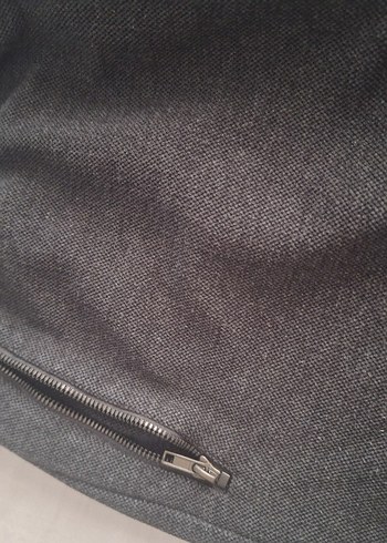 Gri Elastik Belli Hamile Eşofman 2 adet gri ve lacivertli - Görsel 10